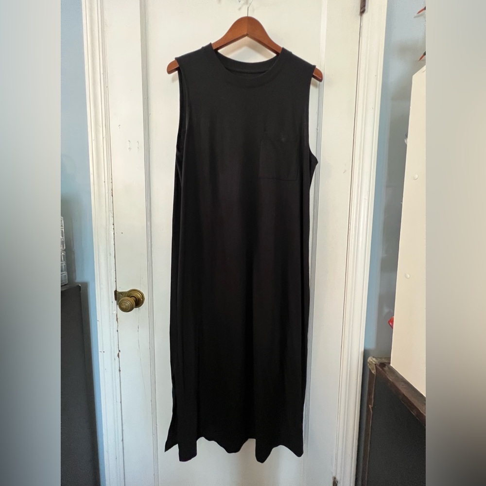 Everlane The Long Weekend Tee Dress XL Black